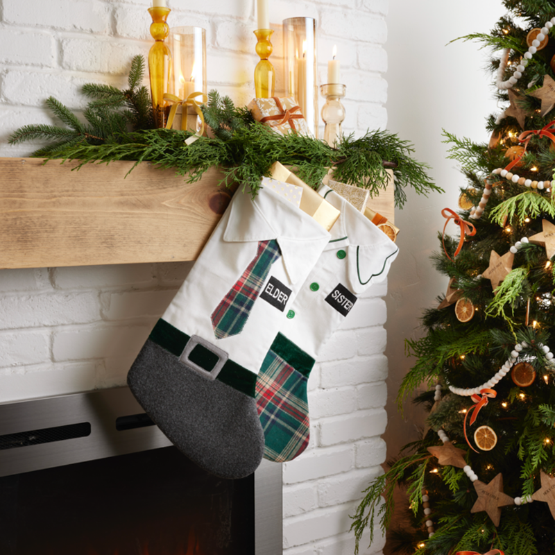 Green Velvet Missionary Stocking, , large image number 4