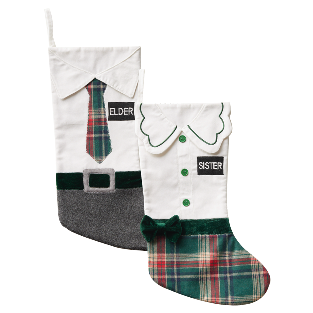 Green Velvet Missionary Stocking, , large image number 0