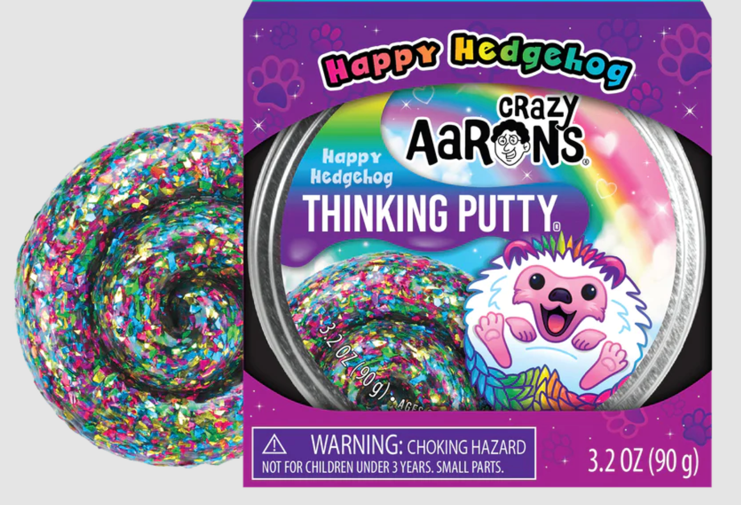 Happy Hedgehog Thinking Putty