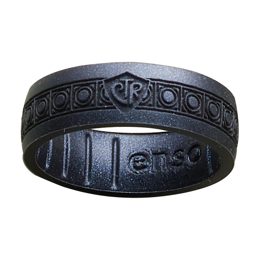 Silicone Classic Black Pearl CTR Ring