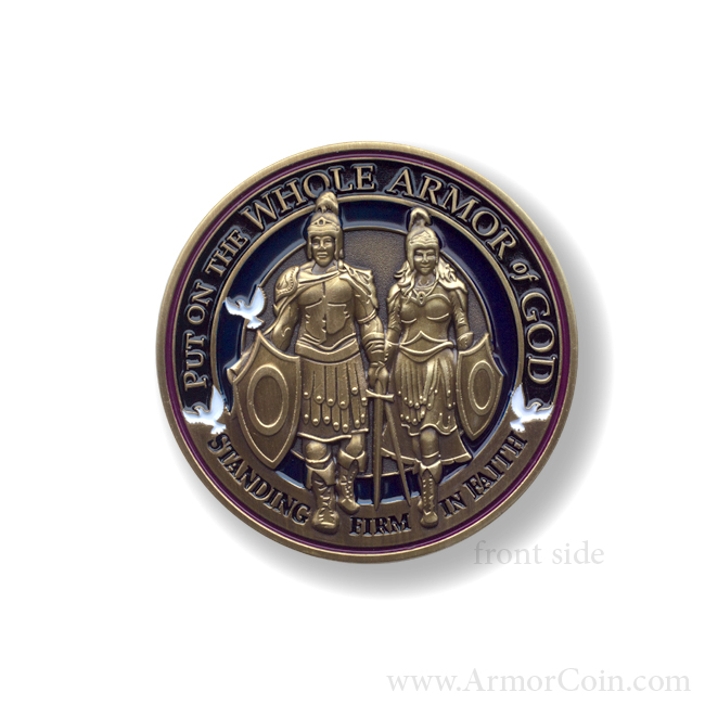 Spanish Armor of God Coin, , large image number 0