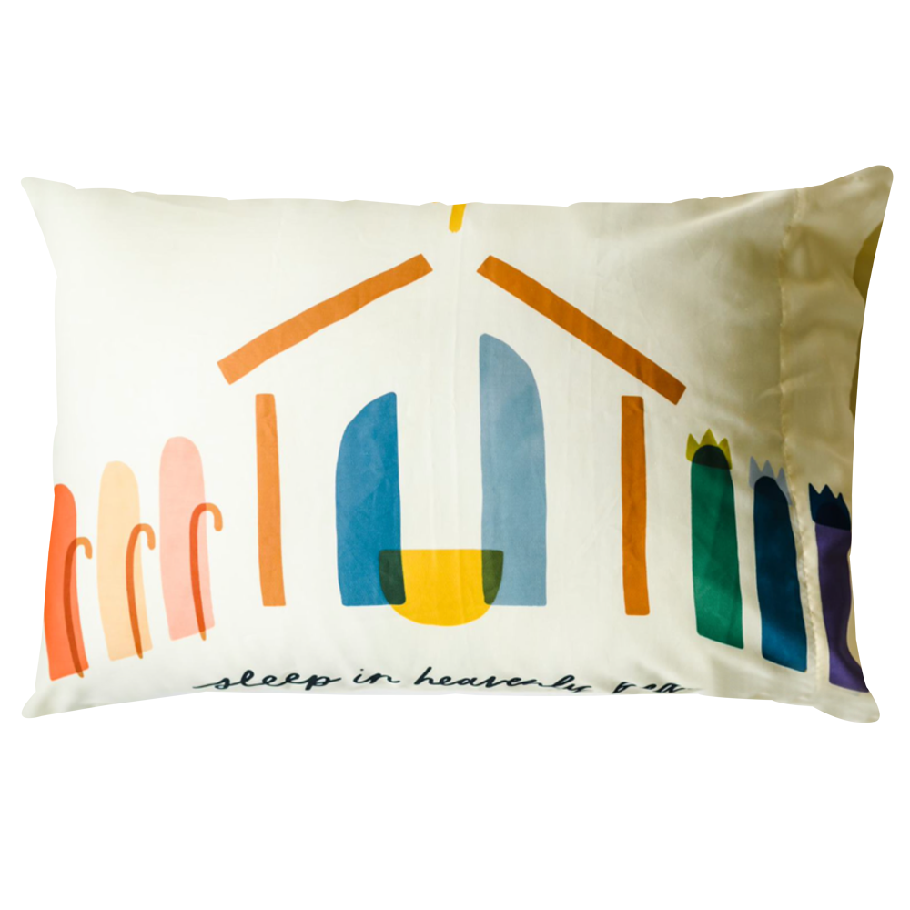 Sleep in Heavenly Peace Nativity Pillowcase
