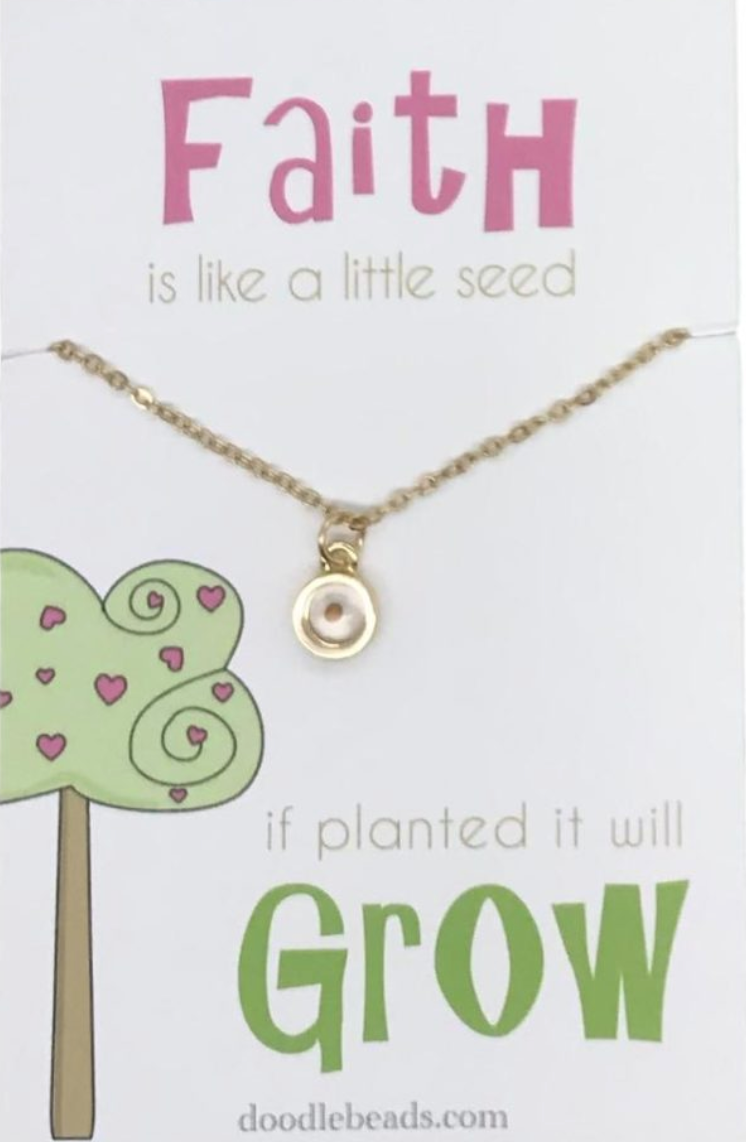Faith Is Like a Little Seed Necklace, , large image number 0