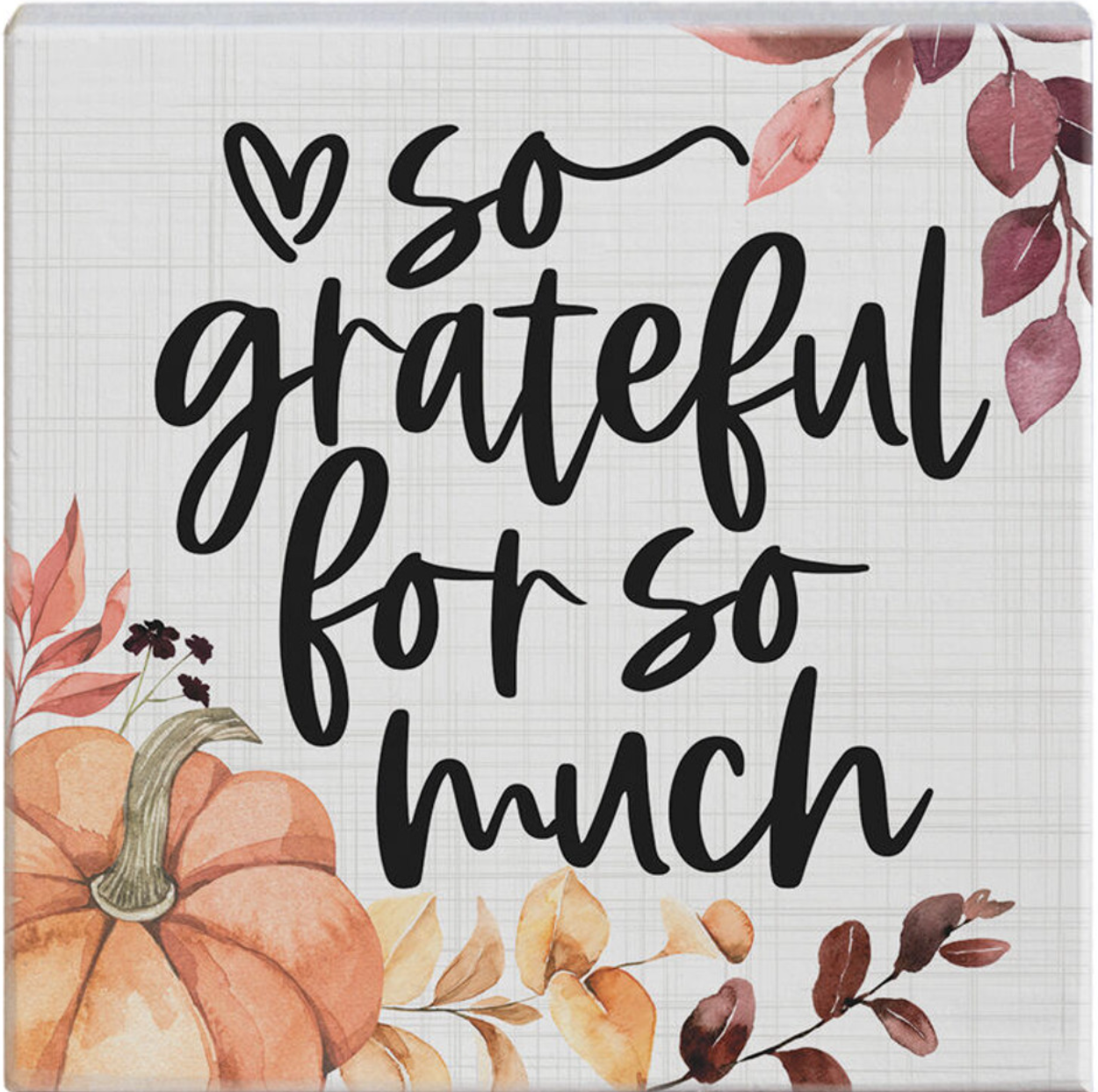 So Grateful for So Much (5x5 Plaque), , large image number 0