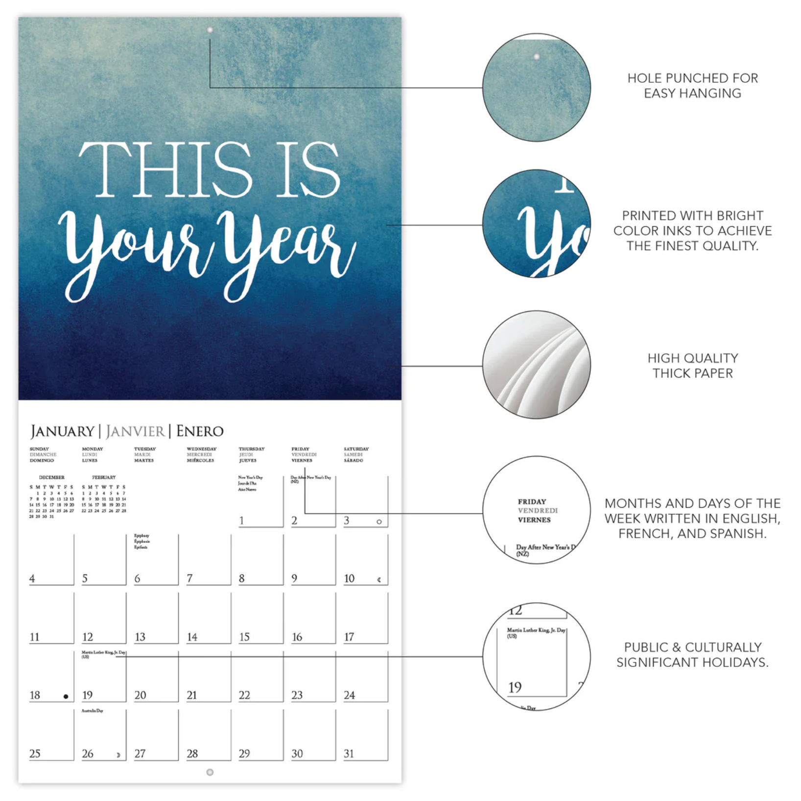 2026 Best Day Ever Mini Calendar, , large