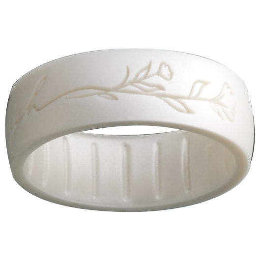 Silicone More Than Enough White Pearl Ring, , large image number 0