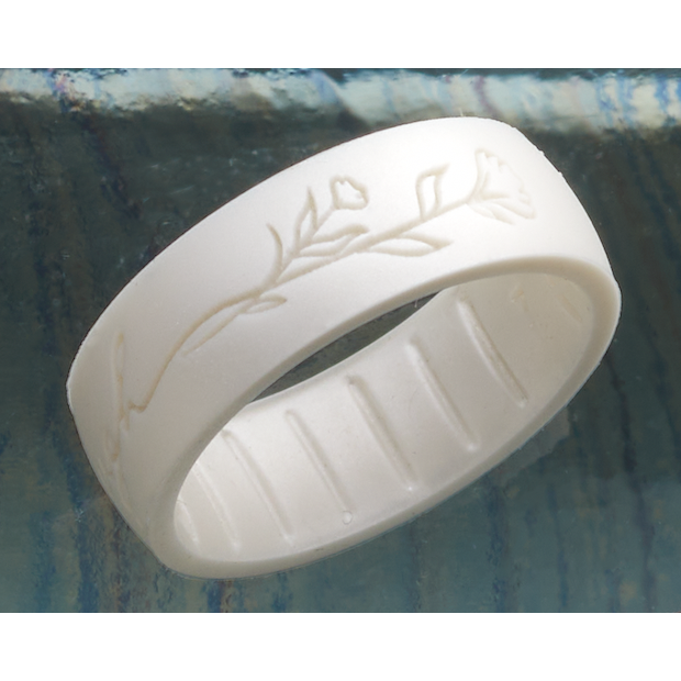Silicone More Than Enough White Pearl Ring, , large image number 1
