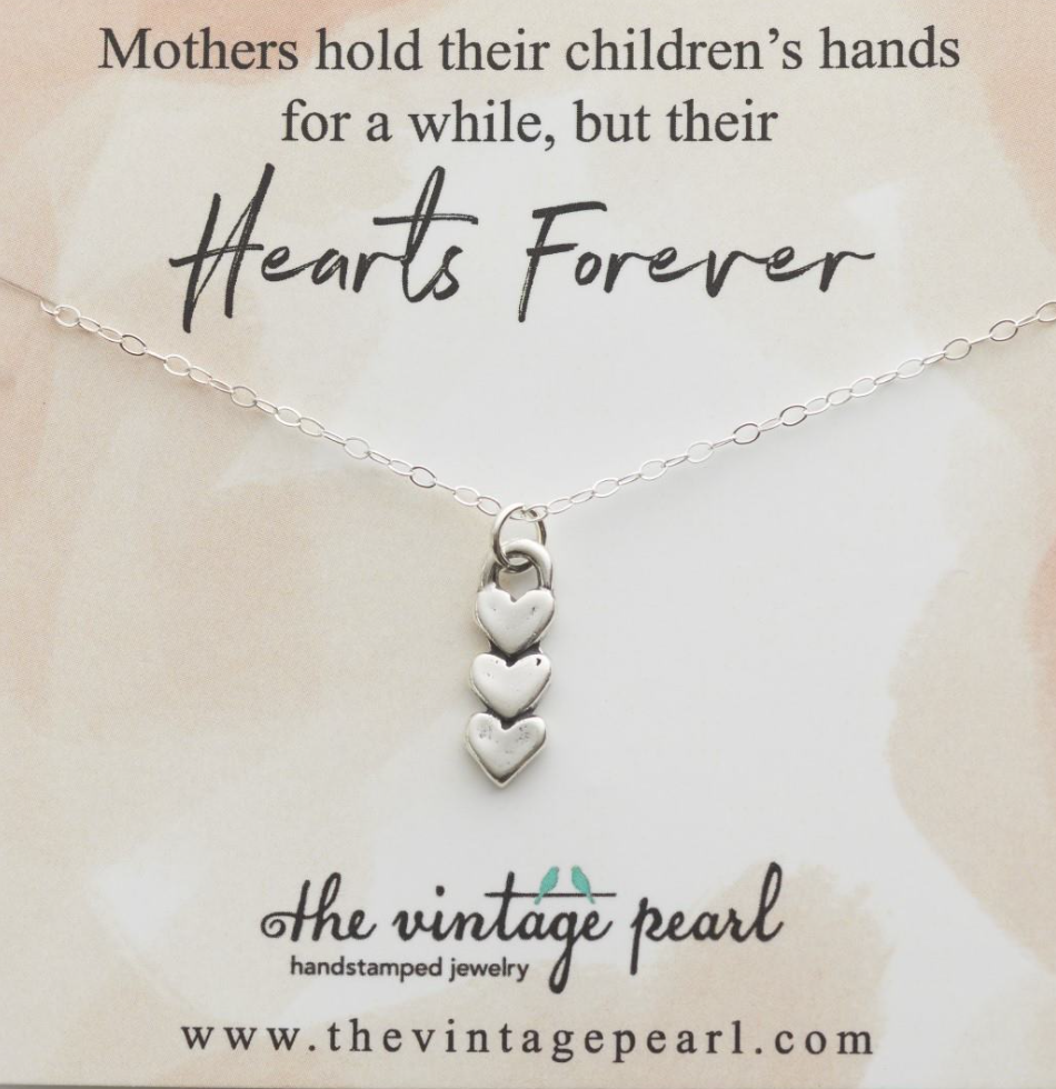 Three Hearts Forever Necklace