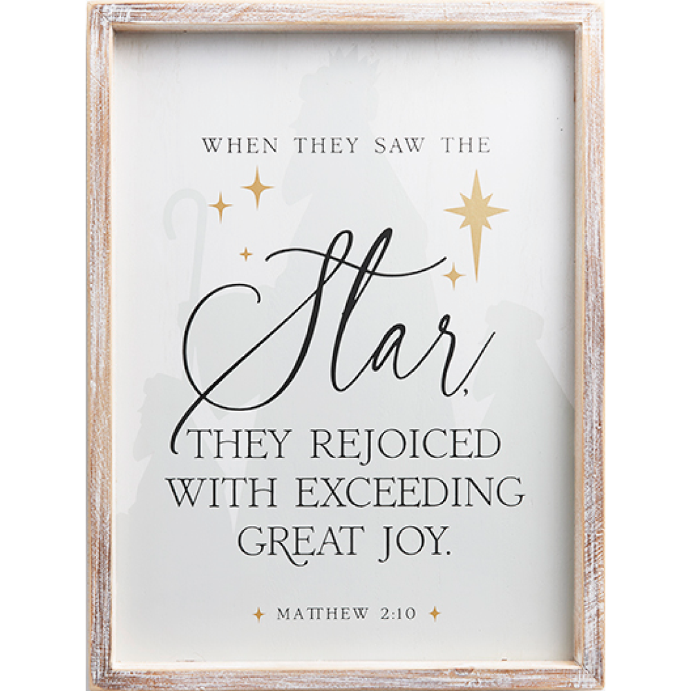 When They Saw the Star (12x16 Framed Plaque), , large image number 0
