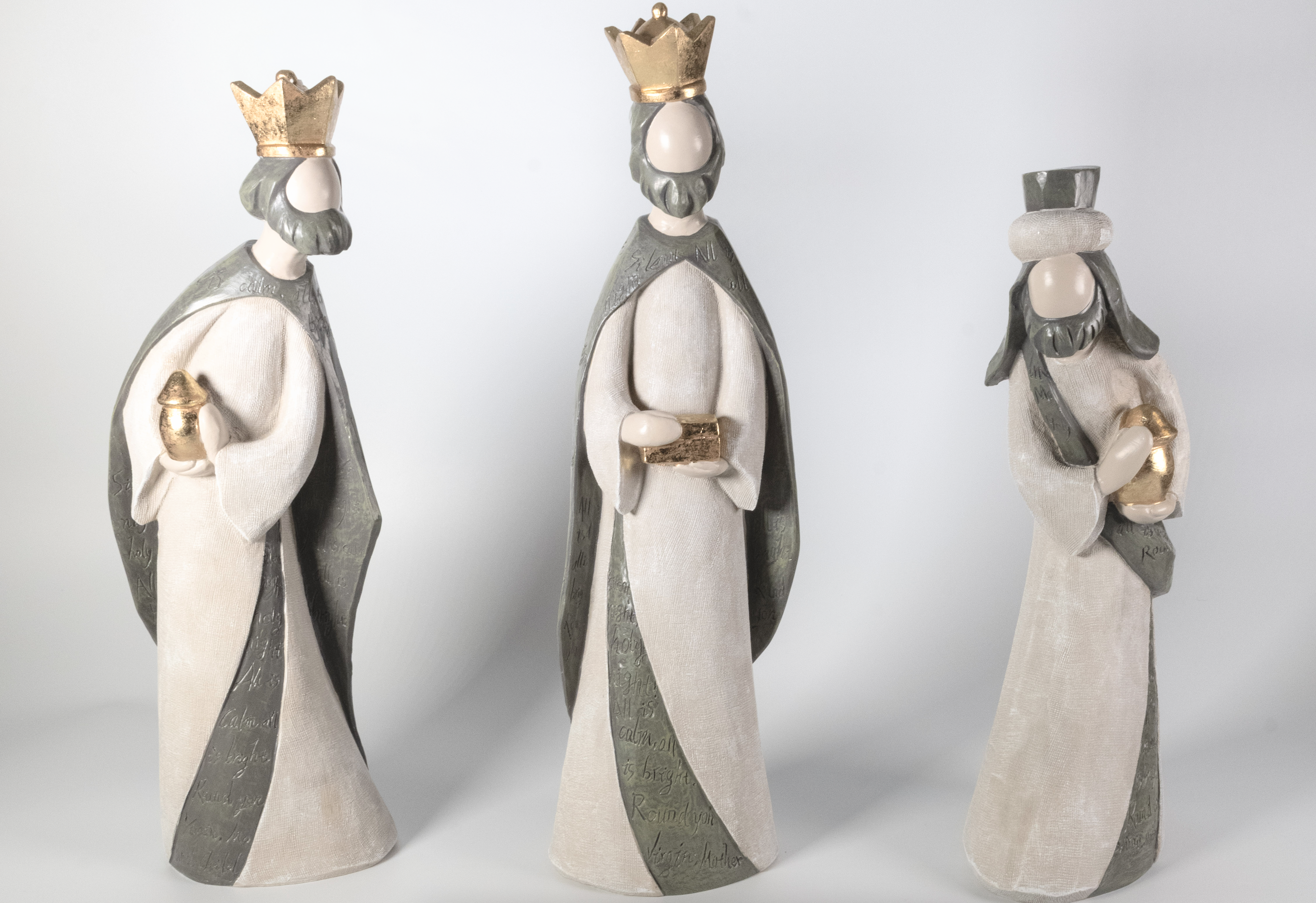 Wise Men Silent Night Resin Nativity, , large image number 1