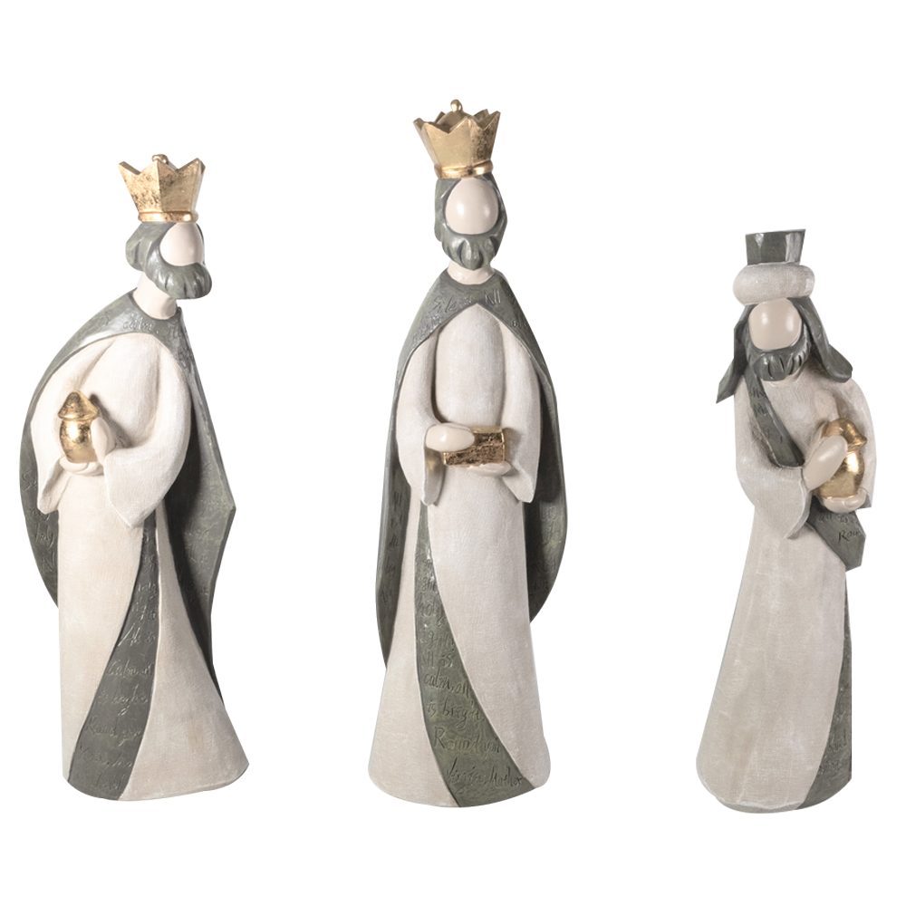 Wise Men Silent Night Resin Nativity, , large image number 0