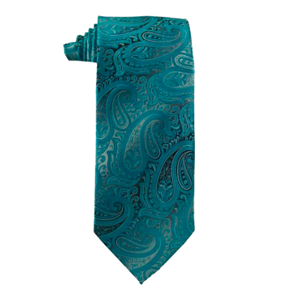 Youth Silver and Turquoise Necktie, , large image number 0