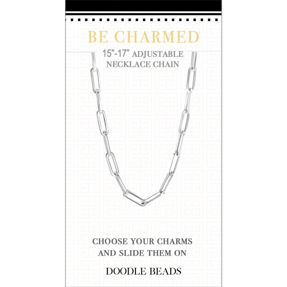 Be Charmed Paperclip Necklace, , large image number 0
