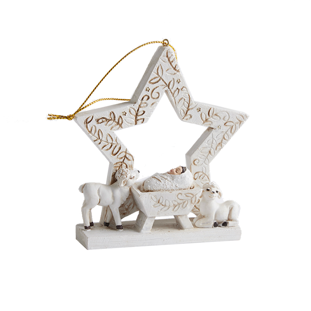 Because of Bethlehem Star Ornament, , large image number 0