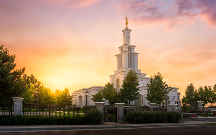 Columbia River Washington Temple Print, , large image number 0