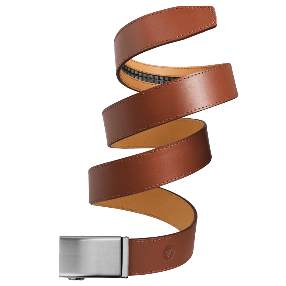 Steel on Nocce Brown 40mm Belt