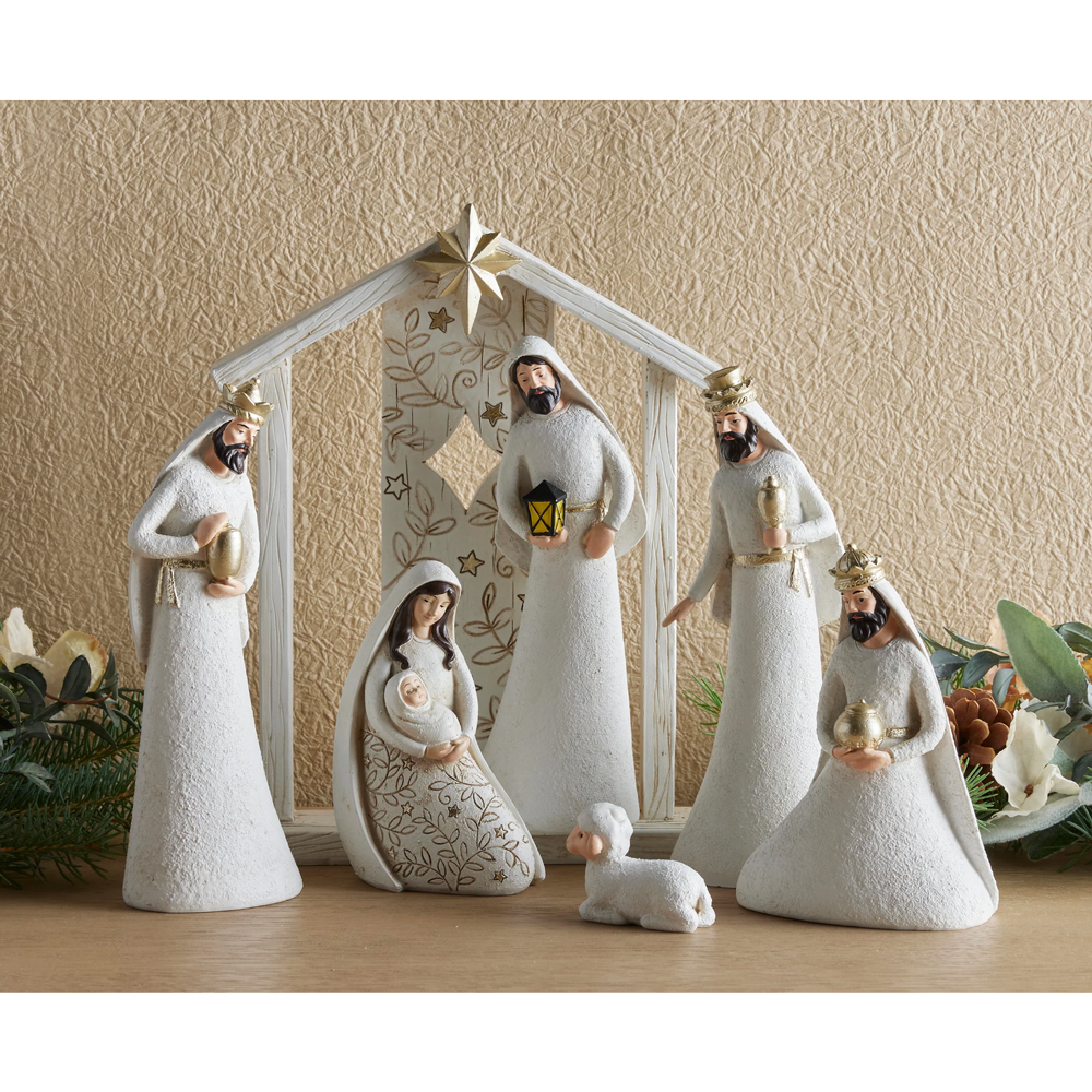 Because of Bethlehem Nativity Set, , large image number 0
