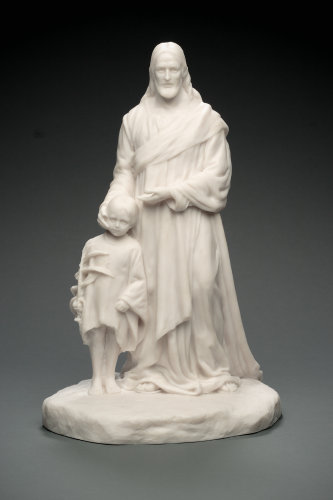 Jesus and the Child Statue, , large image number 0