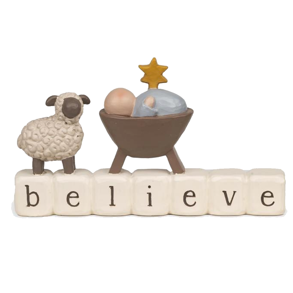 Baby Jesus and Lamb Nativity
