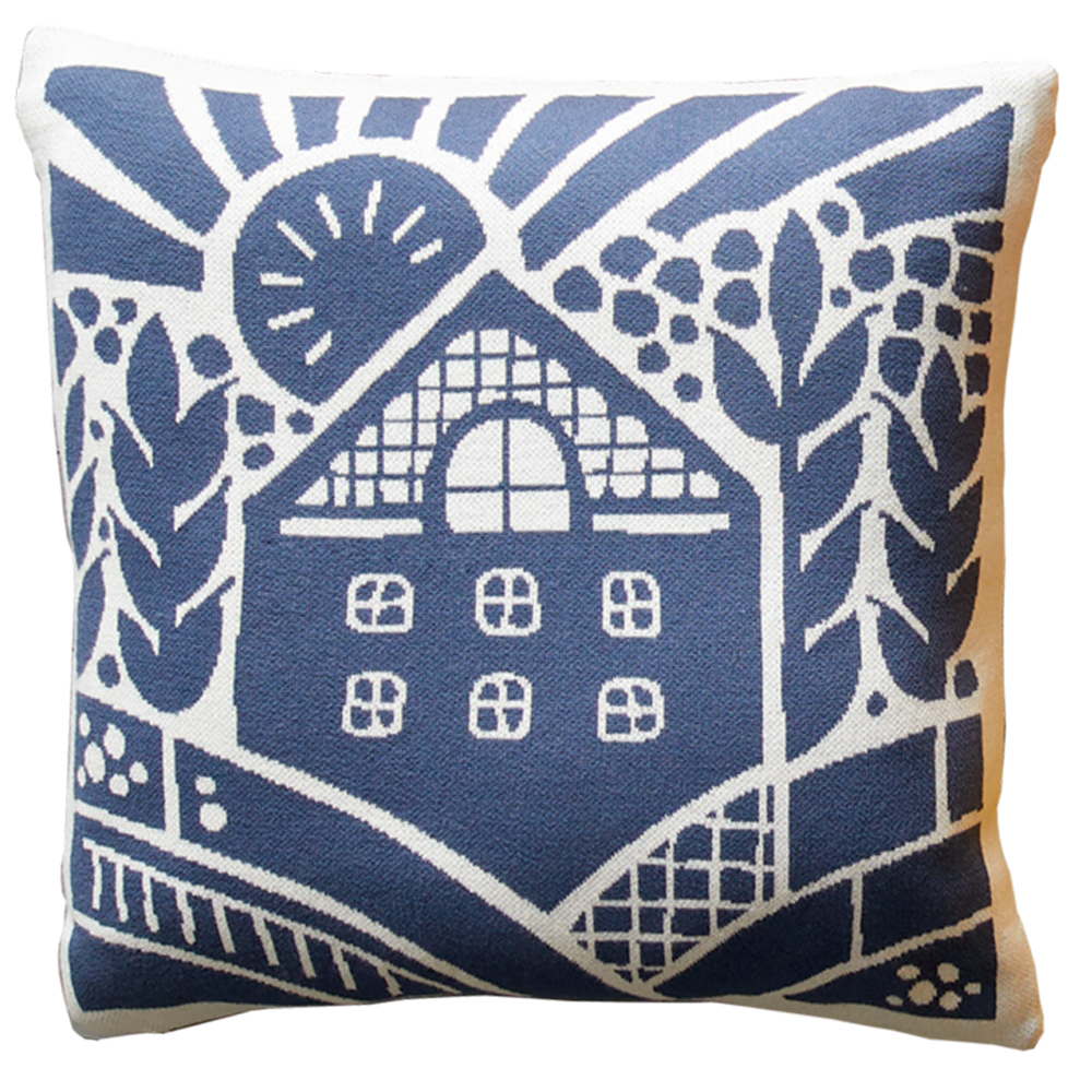 Knitted Wheat Pillow, , large image number 0
