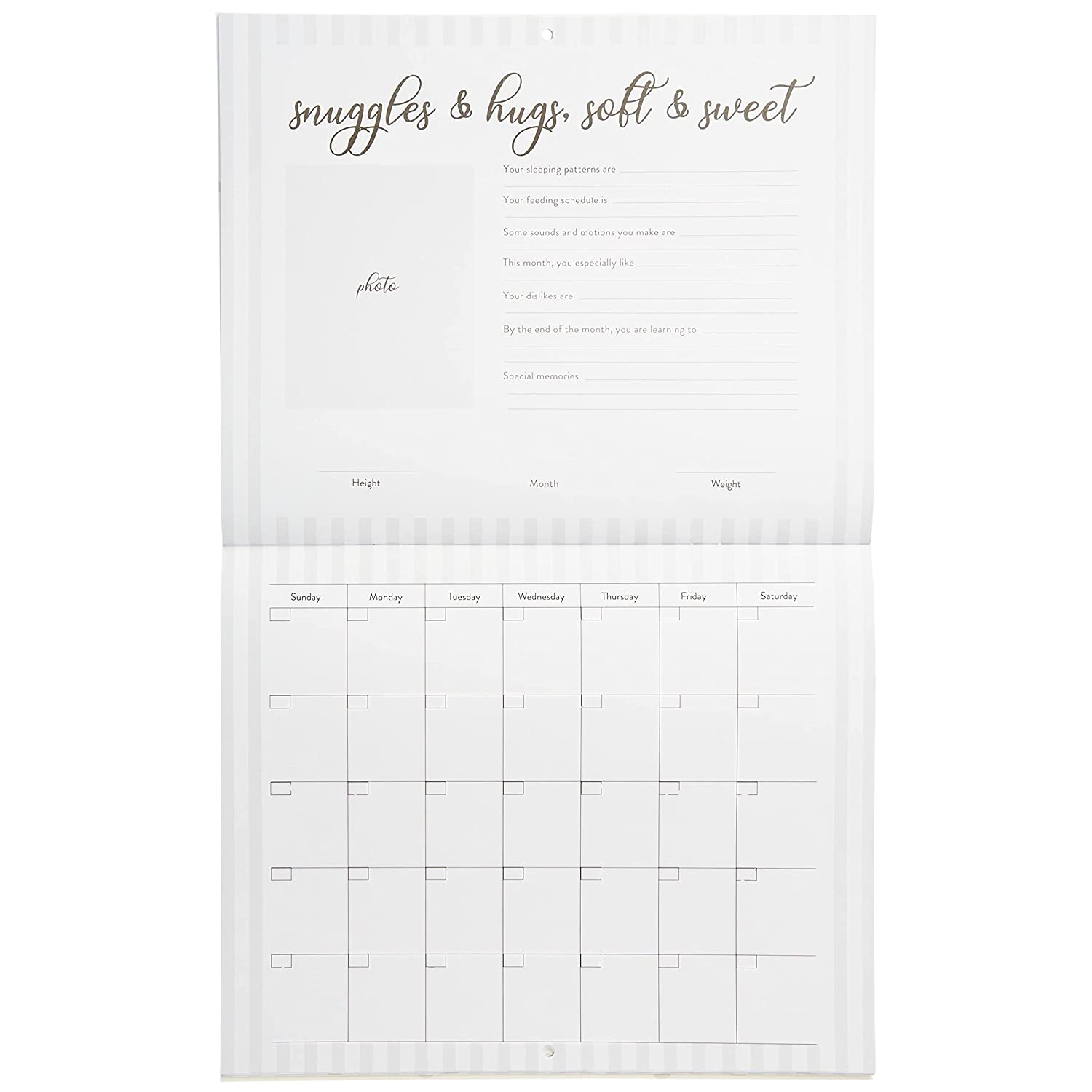 Welcome Baby First Year Calendar, , large image number 1