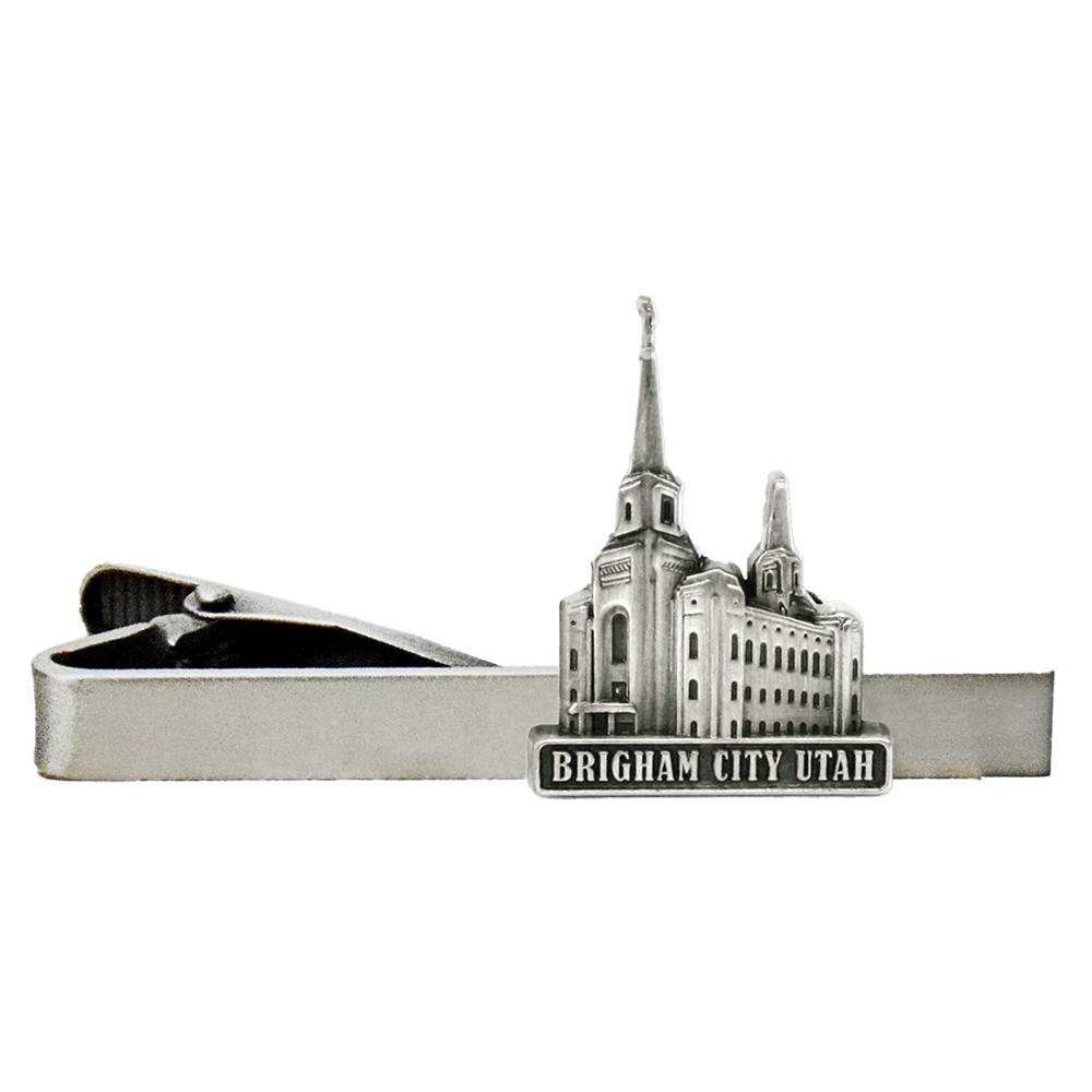 Brigham City Temple Tie Bar, , large image number 1