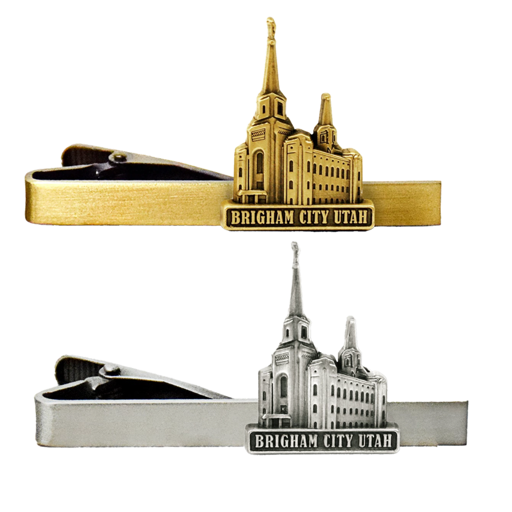 Brigham City Temple Tie Bar, , large image number 0