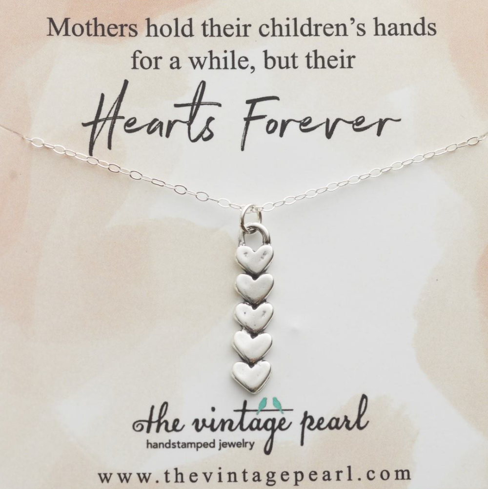Five Hearts Forever Necklace