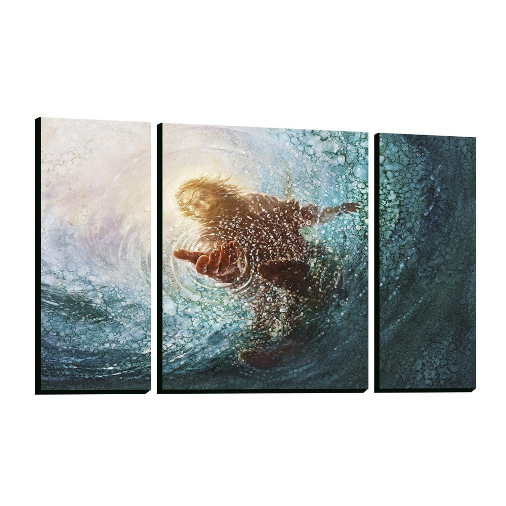 The Hand of God (35x54 Triptych), , large image number 0