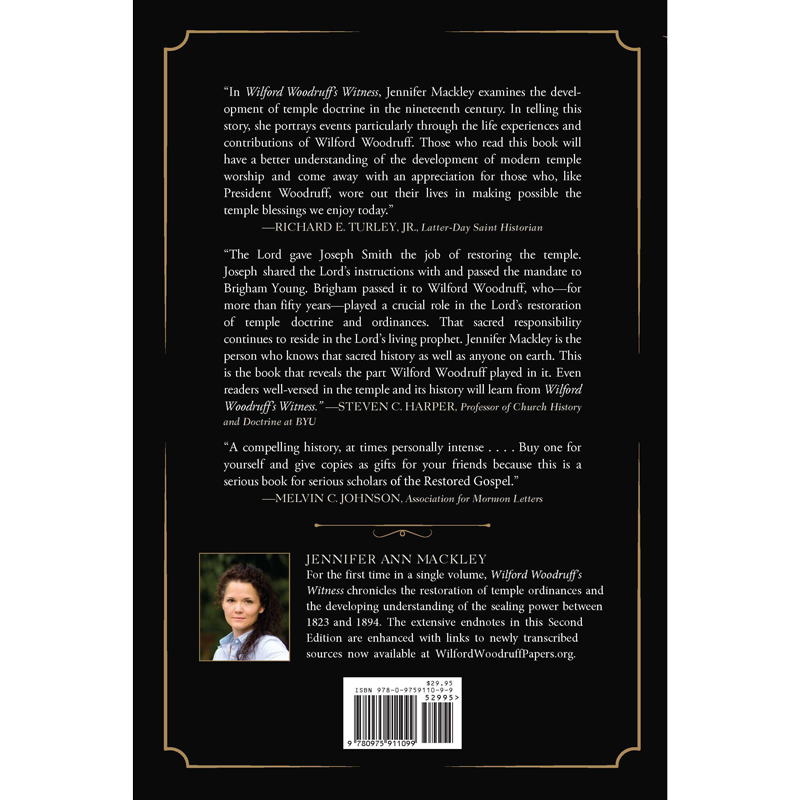"Wilford Woodruff's Witness: The Development of Temple Doctrine, , large