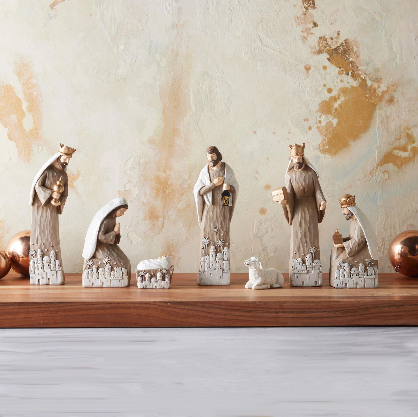 O Night Divine Resin Nativity, , large image number 1