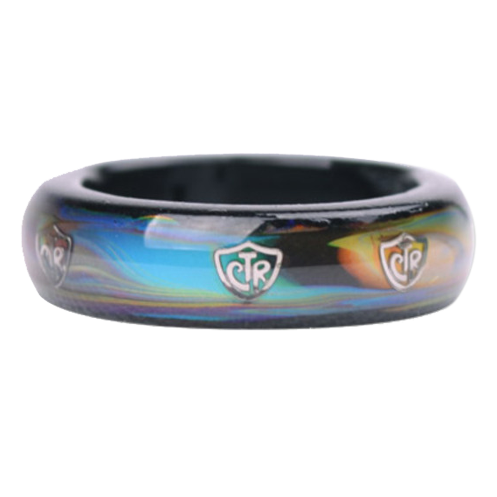 Black Agate CTR Shield Mood Ring, , large image number 0