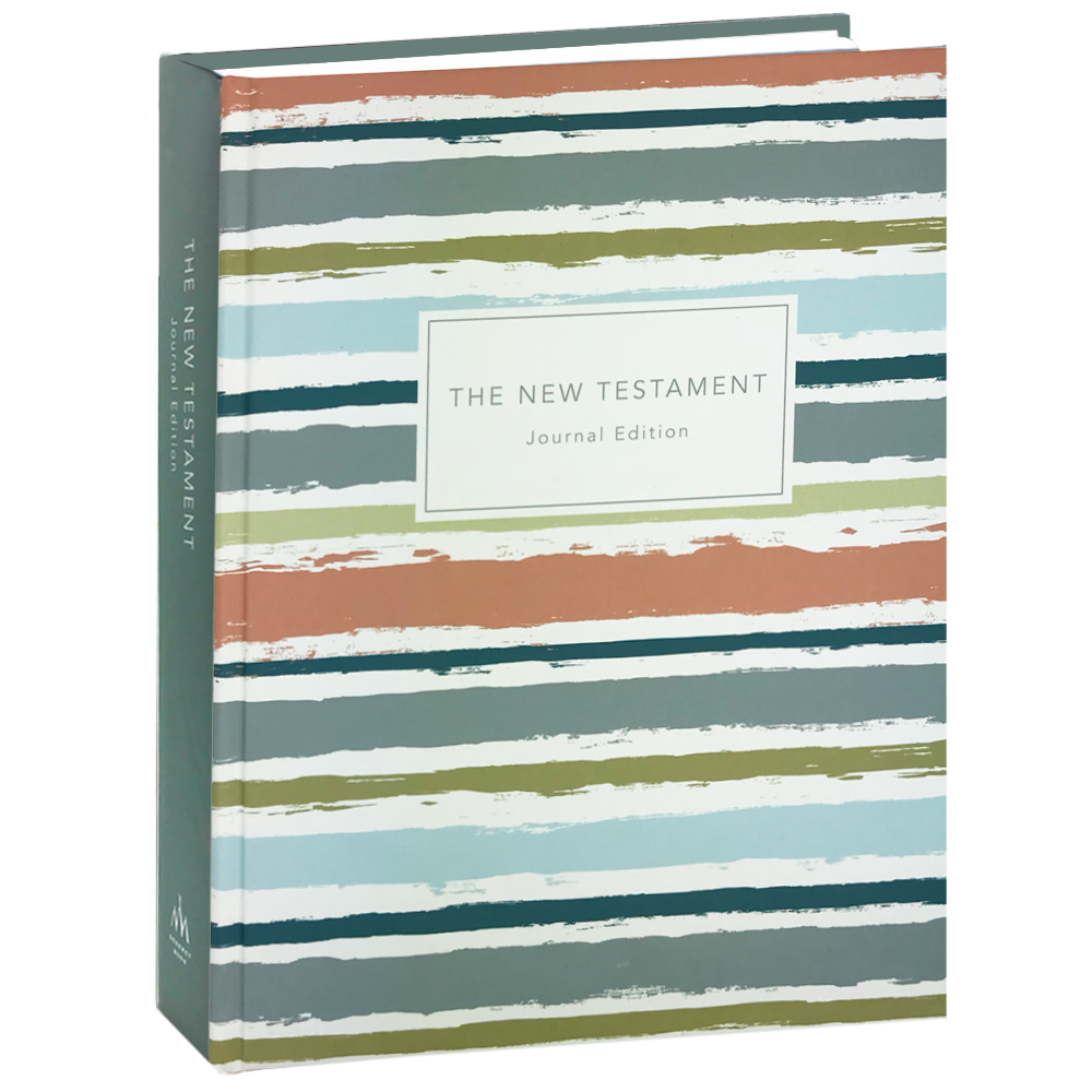 The New Testament, Journal Edition, Stripes (No Index)