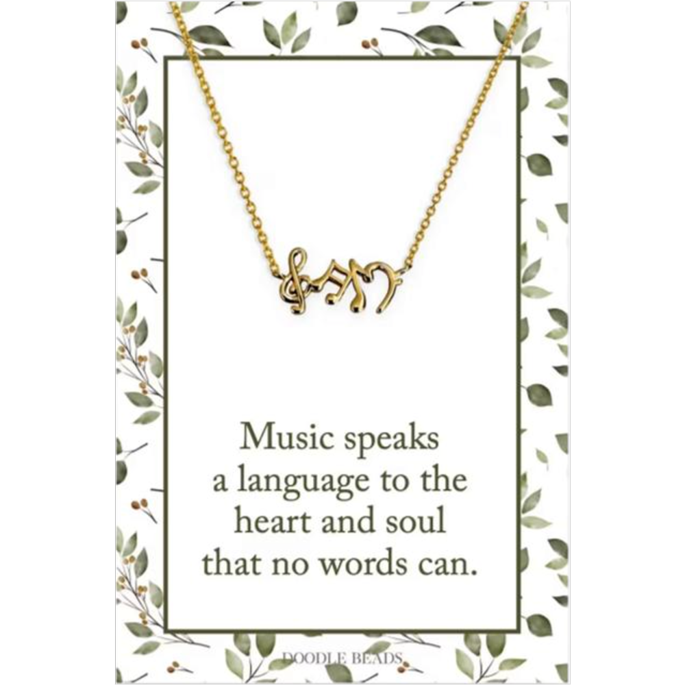 Music Note Necklace, , large image number 0