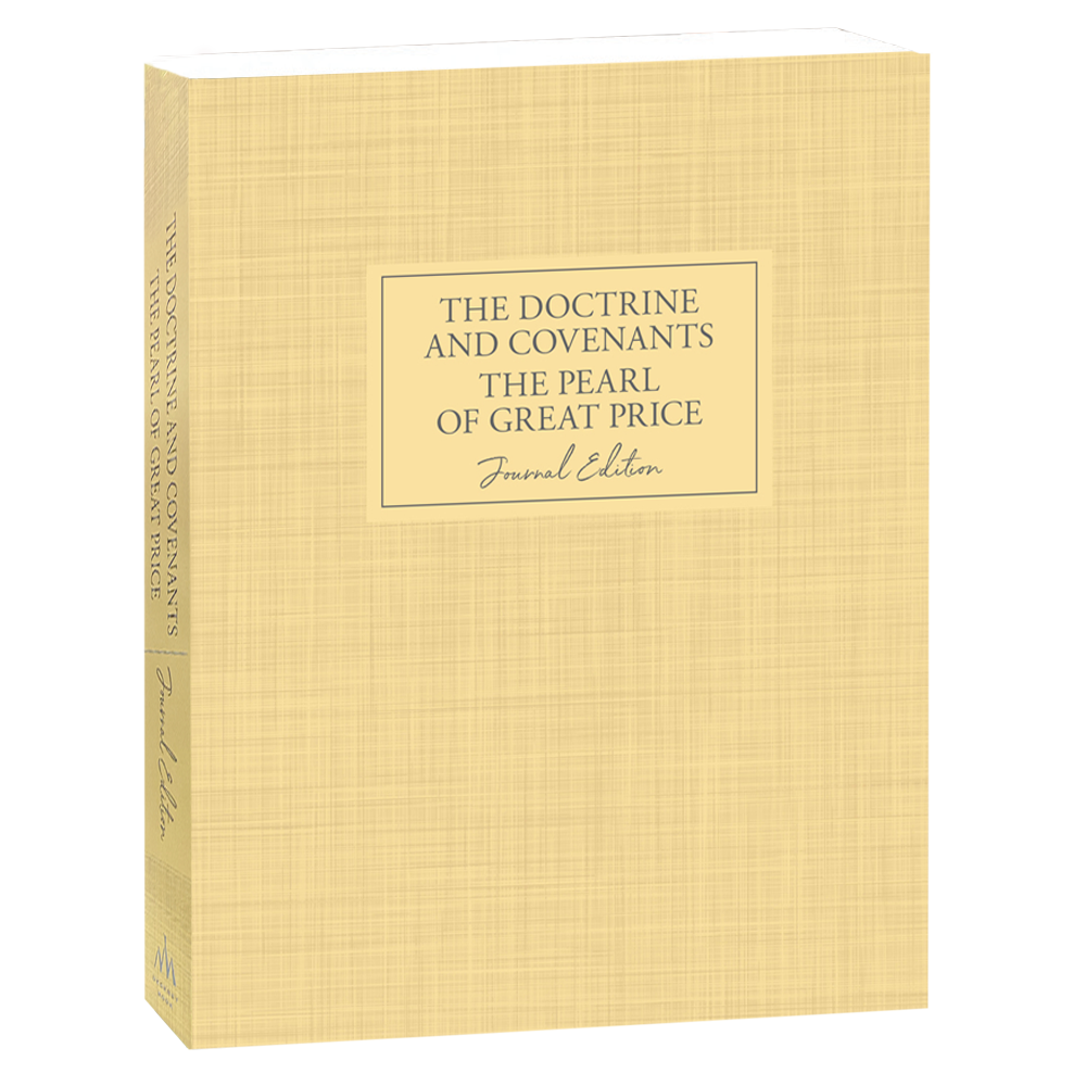 The Doctrine and Covenants and Pearl of Great Price, Journal Edition, Yellow Unlined (No Index)