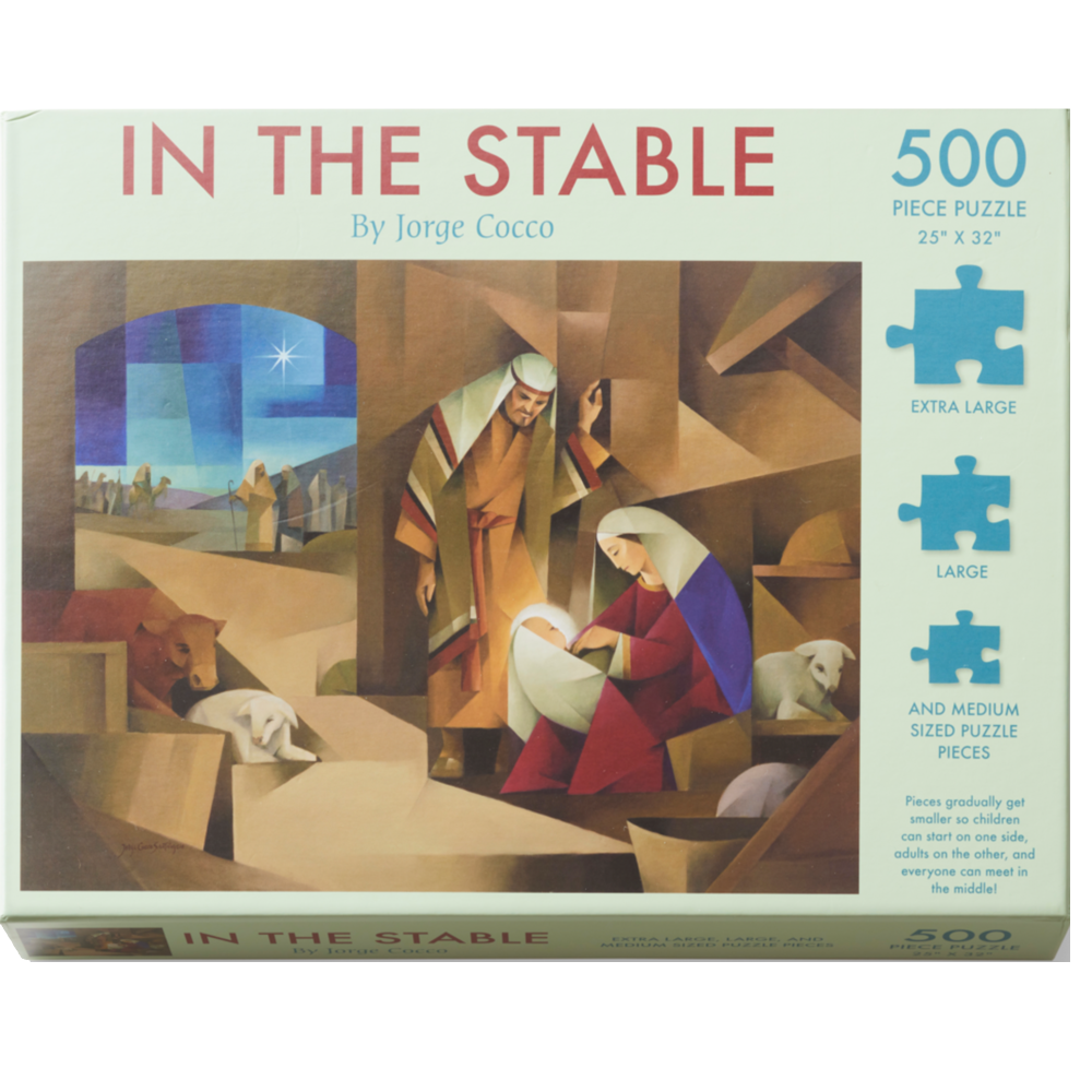In the Stable 500 Piece Family Puzzle, , large image number 0