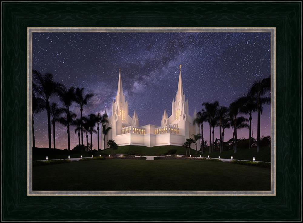 Celestial Temple Series: San Diego Temple (25x34 Framed Art), , large image number 0
