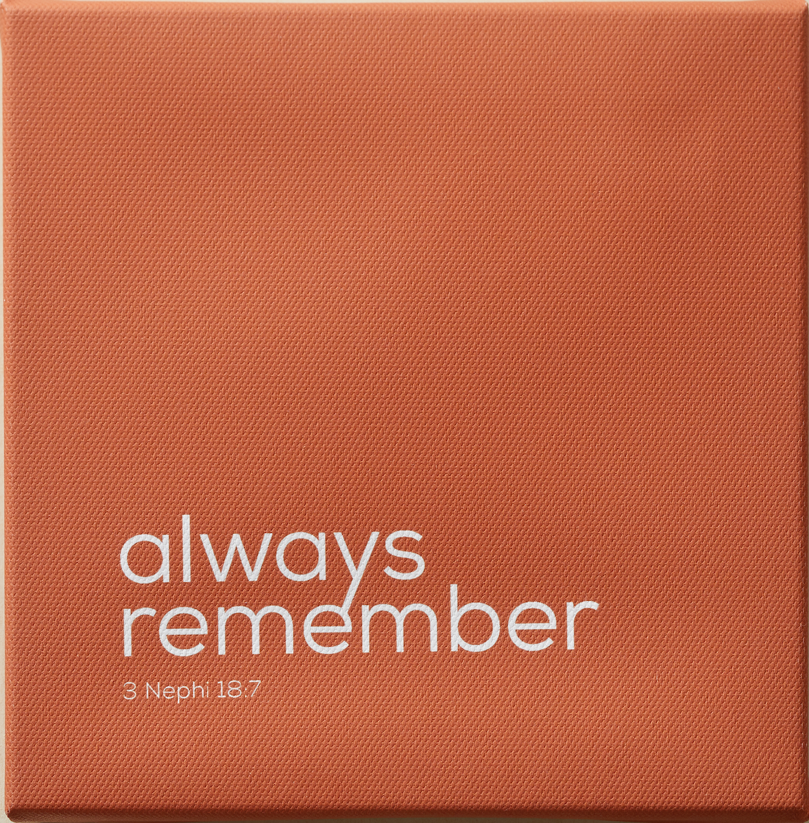 Always Remember (5x5 Canvas Wrap), , large image number 0