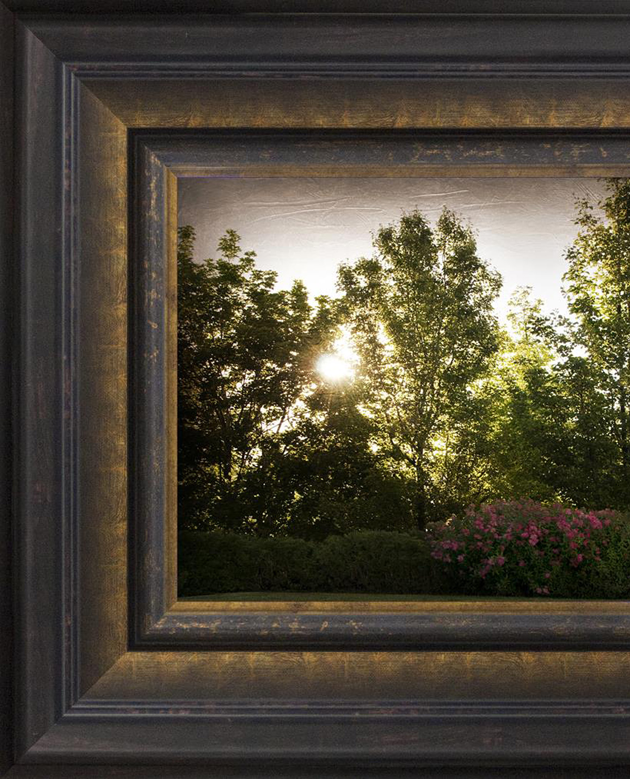 Ogden Temple, the Day Dawn is Breaking (19x48 Canvas Framed Art), , large image number 1