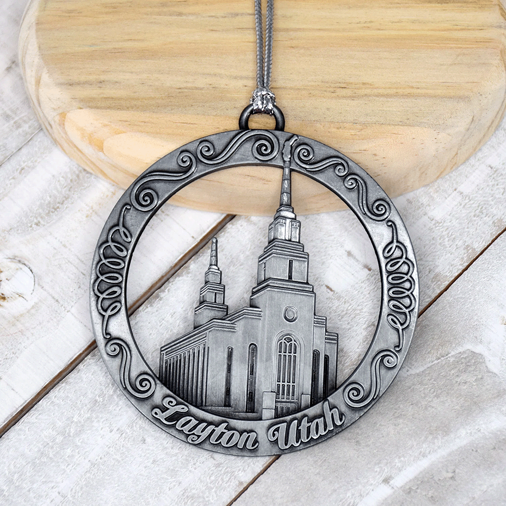 Layton Utah Temple Ornament, , large