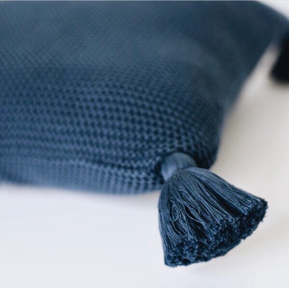 Navy Throw Pillow, , large image number 3