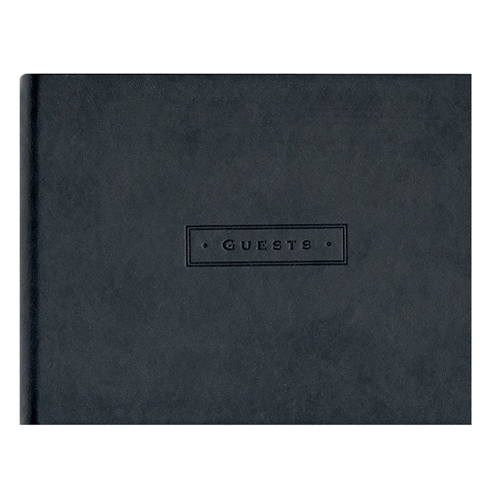 Classic Black Artisan Guest Book, , large image number 0