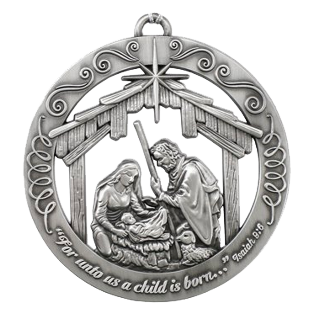 For Unto Us a Child Is Born Ornament, , large image number 0