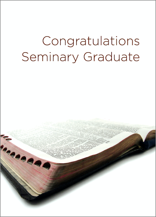 Seminary Graduation Card