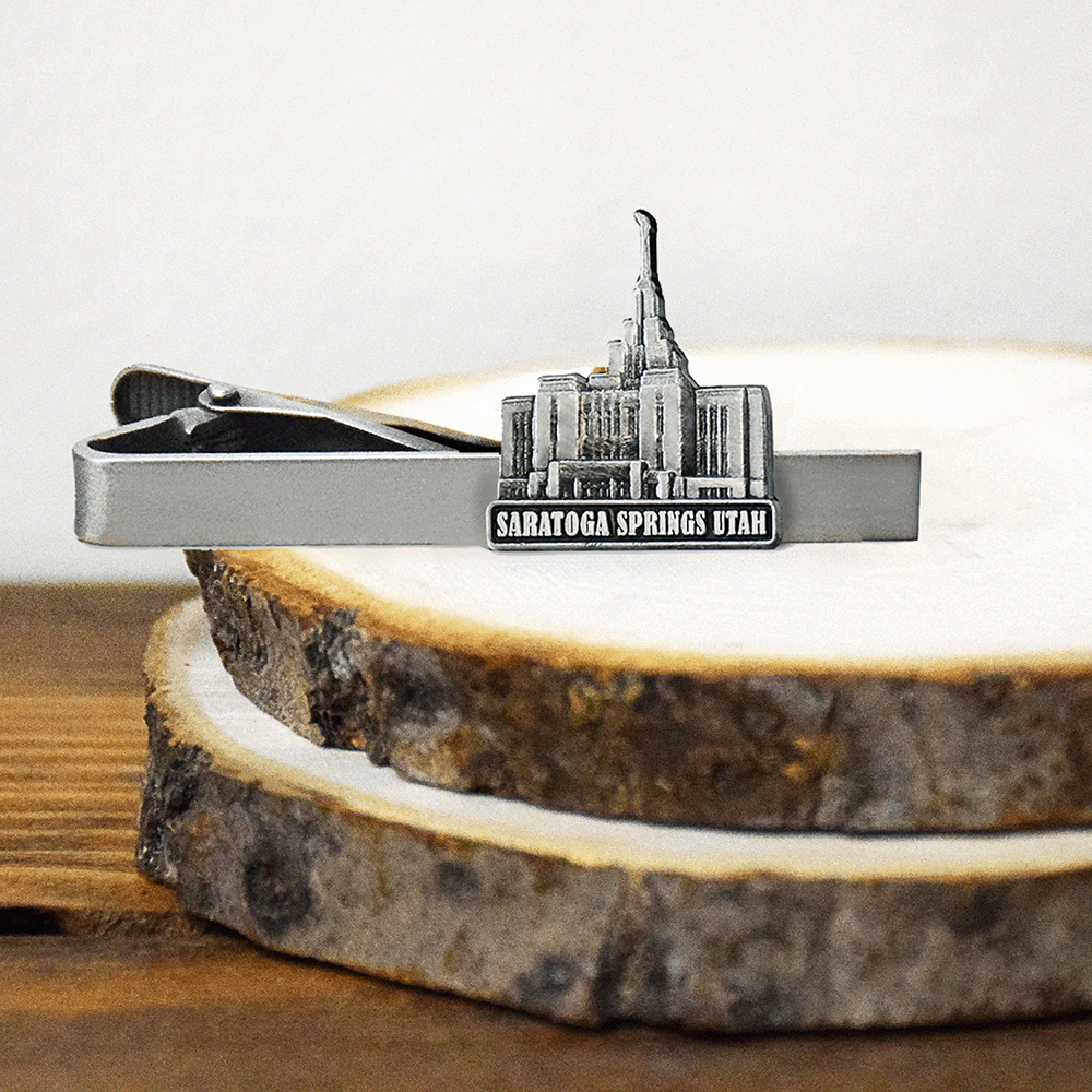 Saratoga Springs Temple Tie Bar, , large