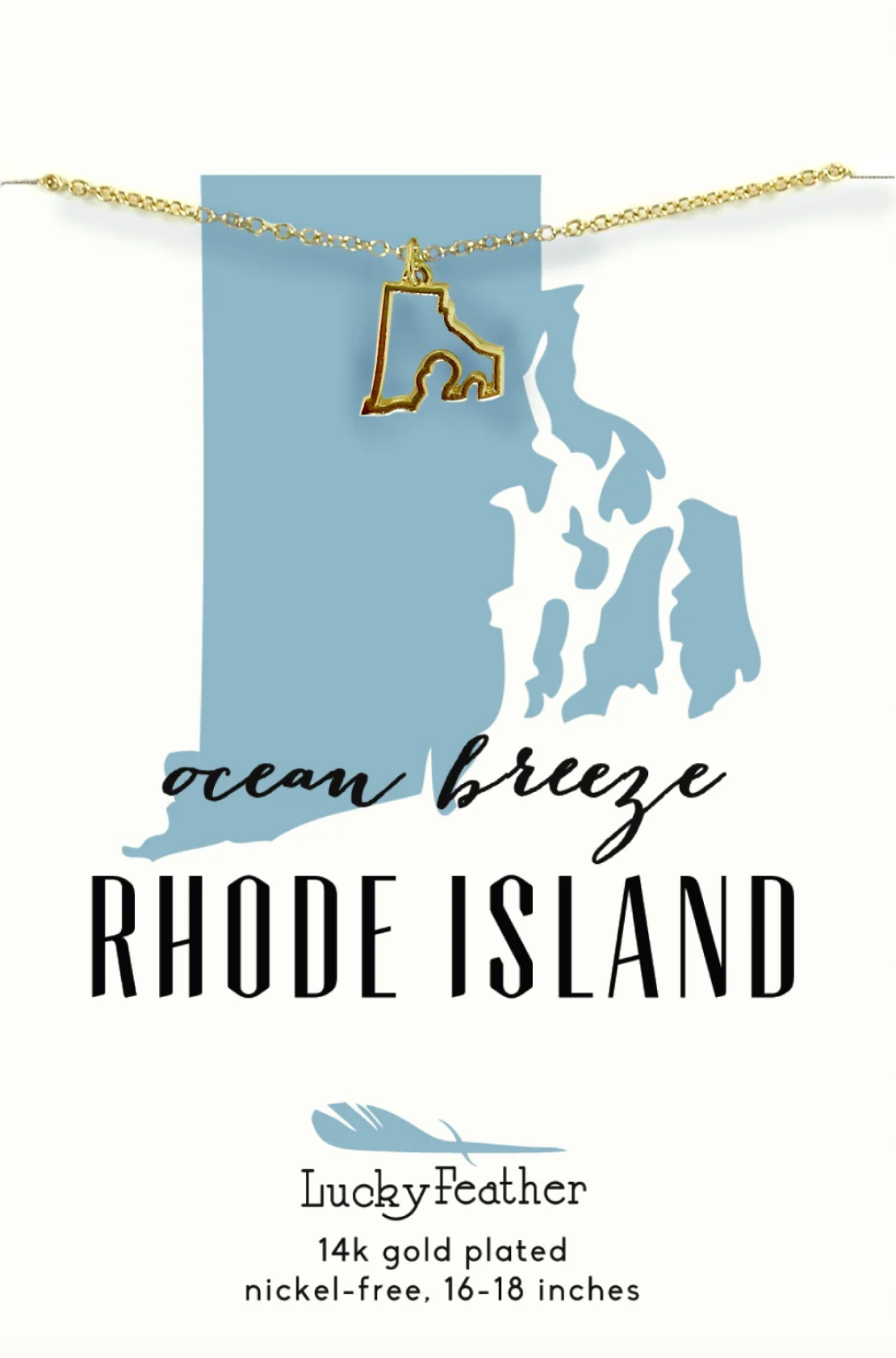 Rhode Island State Necklace, , large image number 0