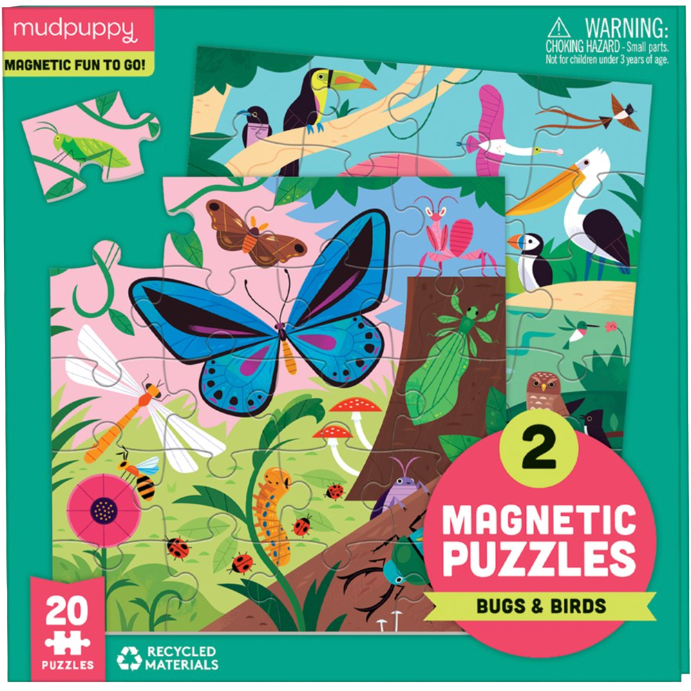 Bugs & Birds Magnetic Puzzles, , large image number 0