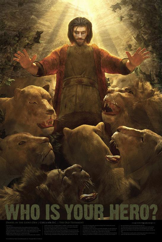 Daniel in the Lions' Den (11x17 Poster), , large image number 0