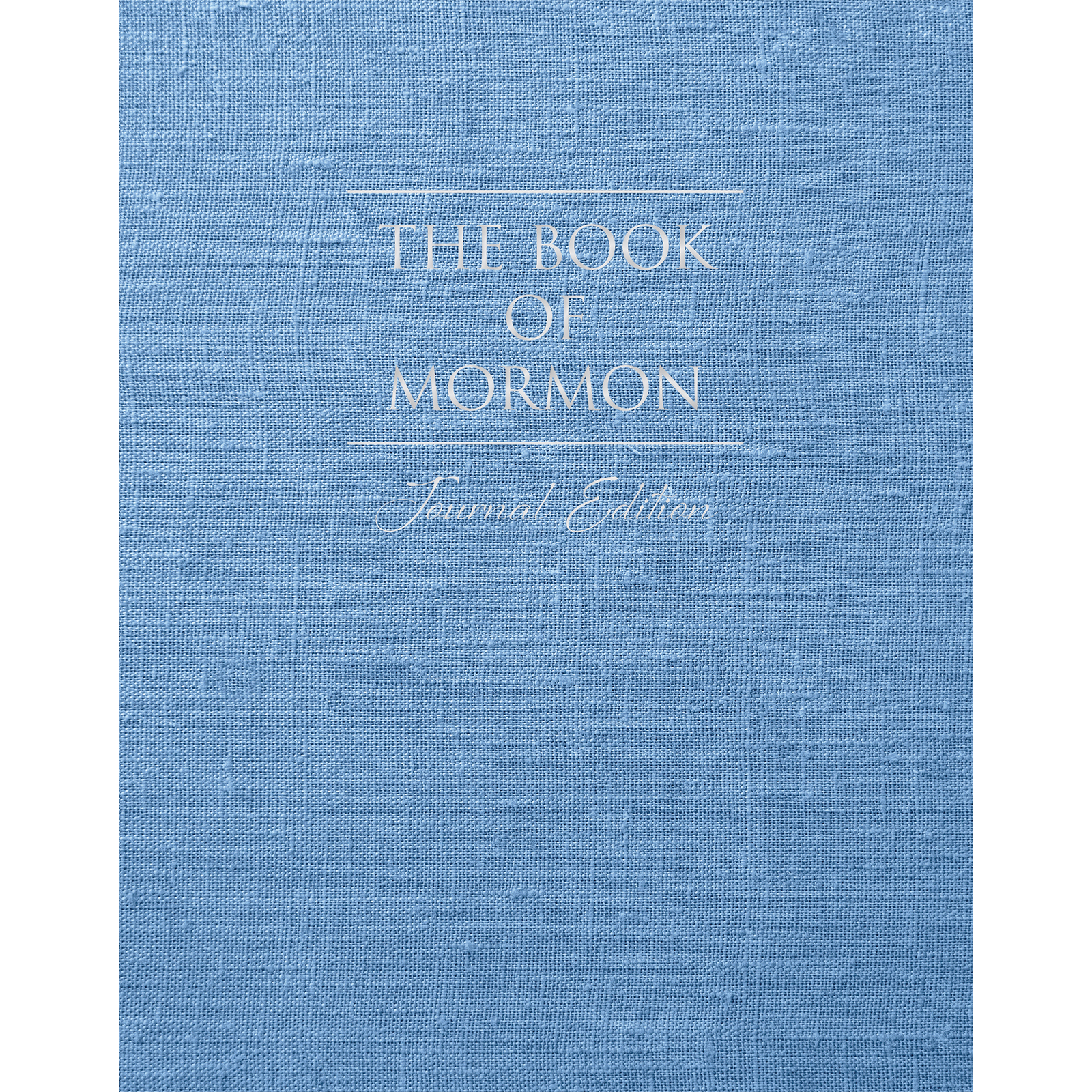 The Book of Mormon, Journal Edition, Blue Denim (with index)