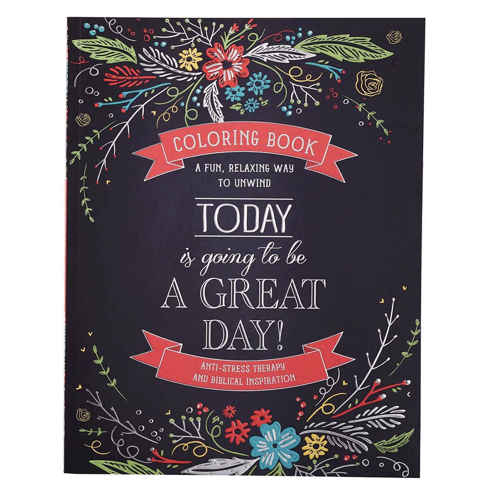 Today Is Going to Be a Great Day! Coloring Book, , large image number 0